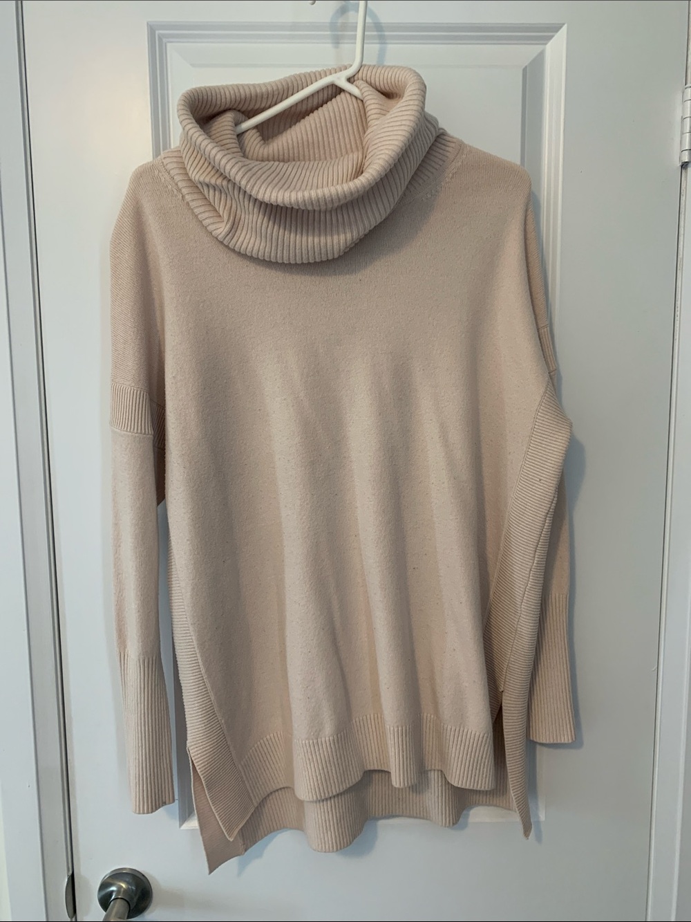 French Connection Cream Cowl Neck Sweater